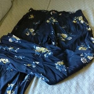 Floral, light weight pants